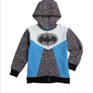 NEW BOYS DC COMICS BATMAN CAPE HOODIE